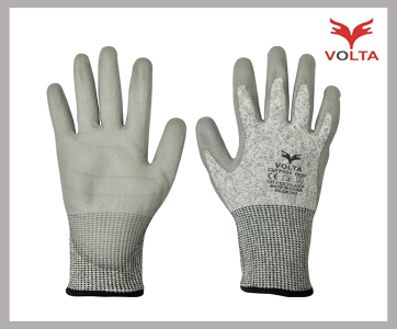 Anti Cut Pu Coated Gloves Cut 5