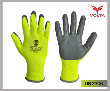 Safe Nitrile Foam Coated Gloves