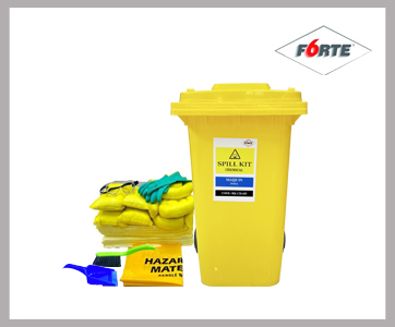 Forte Chemical Spillkit Wheeled Bin