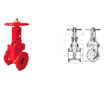Gate Valve Flanged Fire Valves